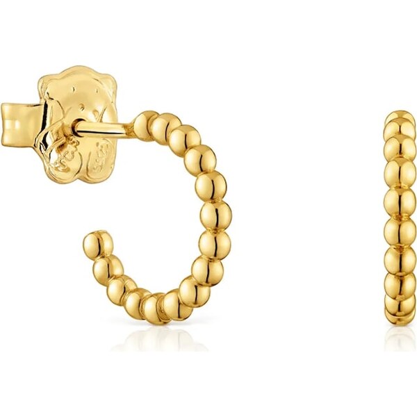 Strieborné pozlátené náušnice Tous 64189661