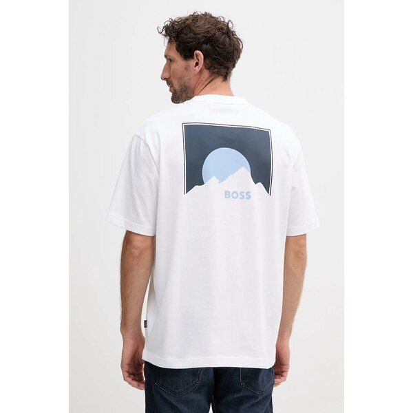 Bavlnené tričko BOSS Orange Te_move 64130046