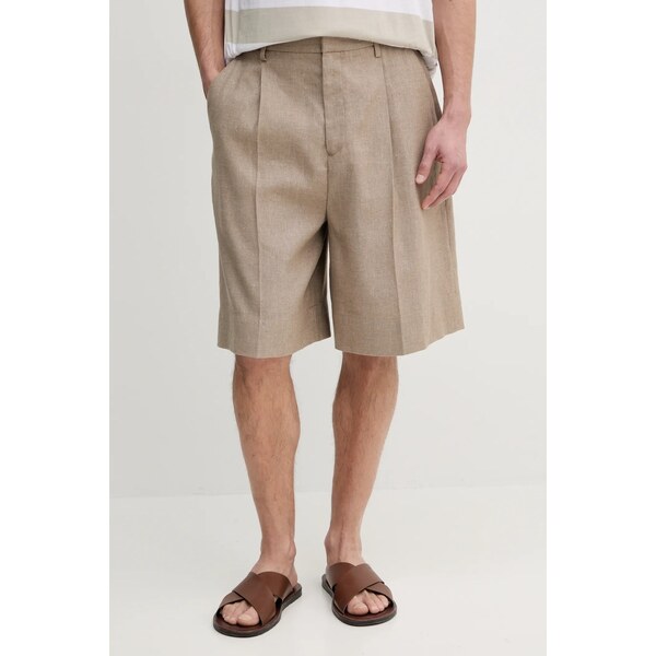 Ľanové šortky Tommy Hilfiger 62738293