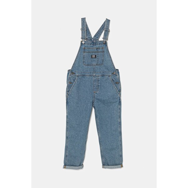 Detské rifľové nohavice na traky Vans Groundwork Denim Overall 62743285