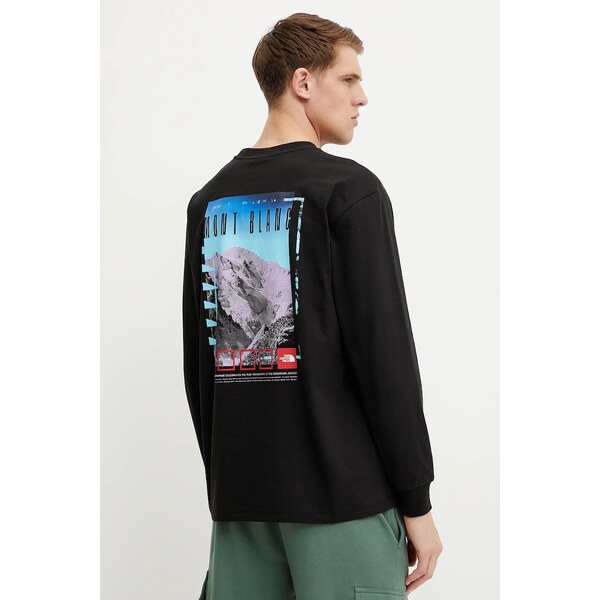 Bavlnené tričko s dlhým rukávom The North Face Axys 62751979