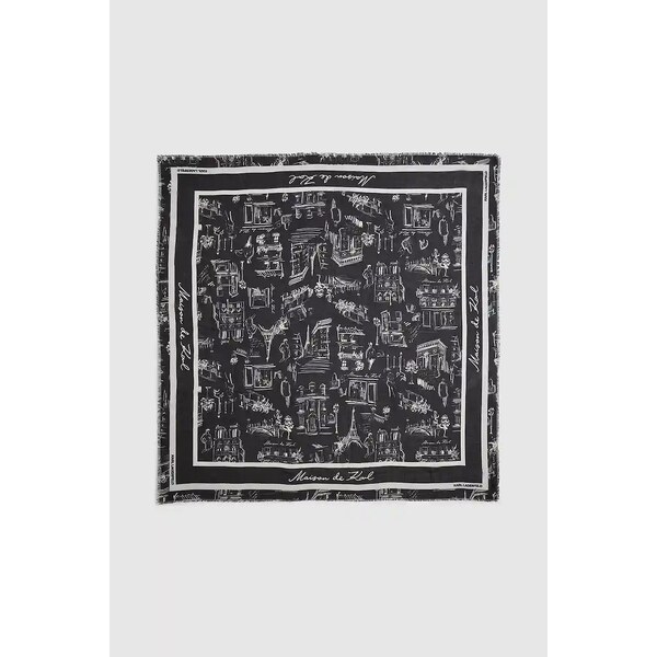 Šatka s hodvábom Karl Lagerfeld K/SKETCH 65177027