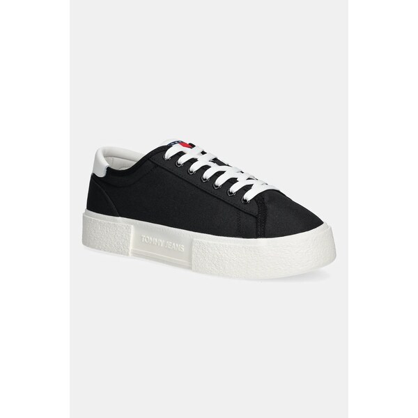 Tenisky Tommy Jeans FLATFORM CANVAS SNEAKER 62980090