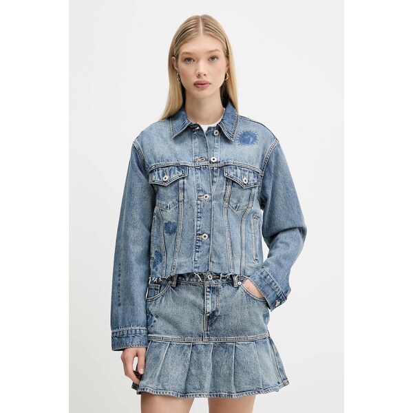 Rifľová bunda Hugo Blue Anouk_Cropped_B 65233706