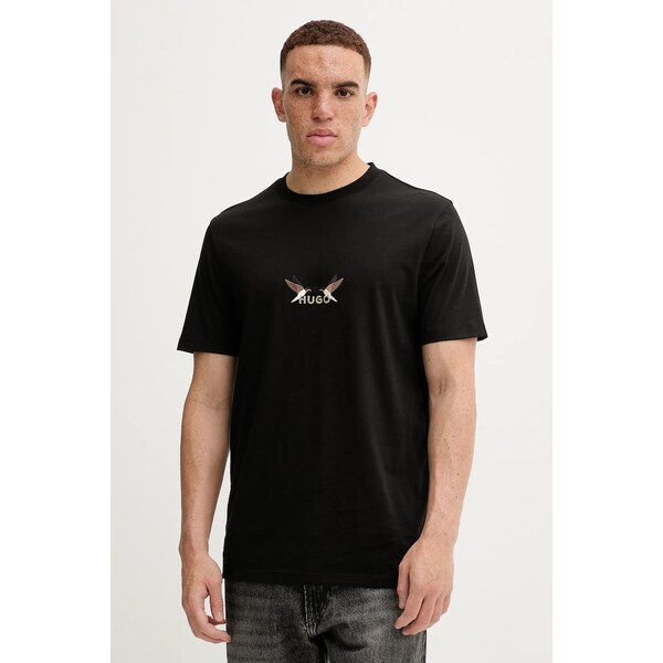 Bavlnené tričko HUGO Dugolini 65234012