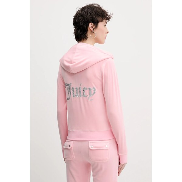 Velúrová mikina Juicy Couture ROBERTSON CAVIAR 63089426