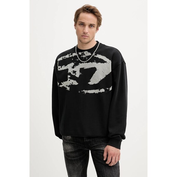 Bavlnená mikina Diesel S-BOXT-N5 64345913