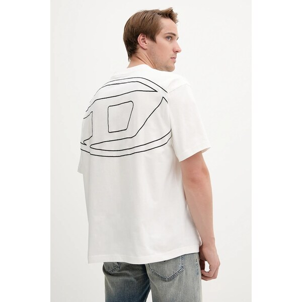 Bavlnené tričko Diesel T-BOGGY-MEGOVAL-D 64345938