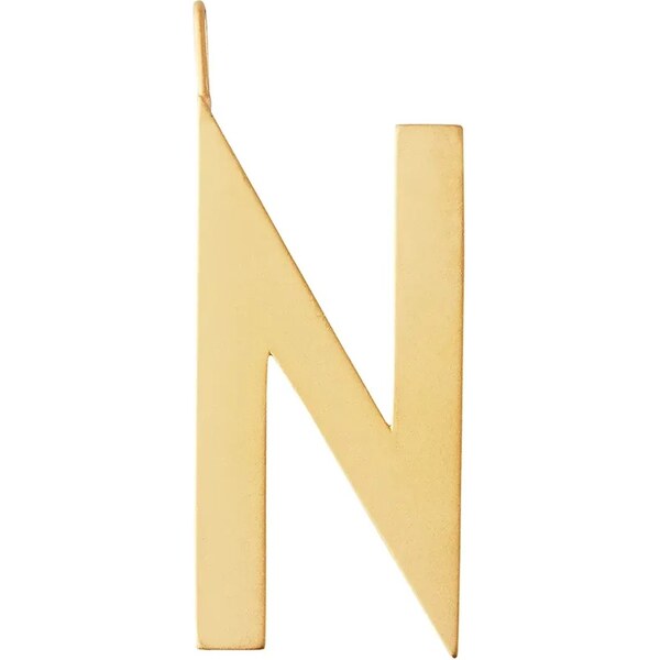 Strieborný pozlátený prívesok Design Letters 60861088