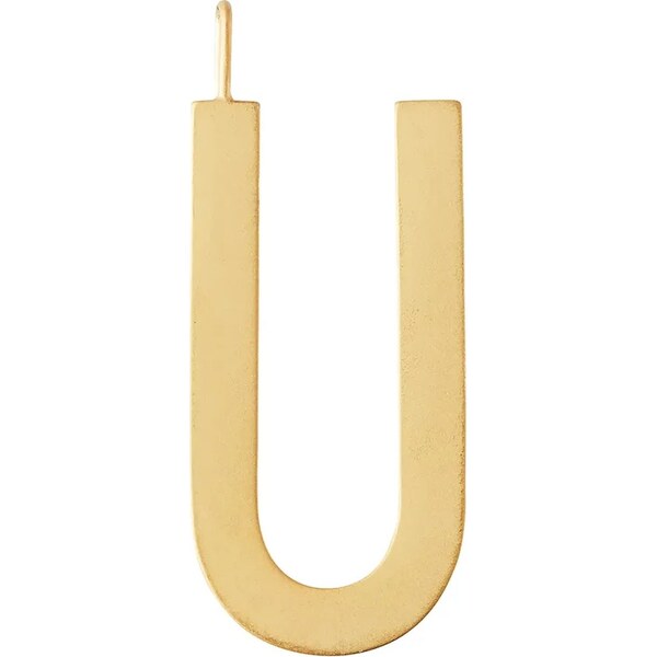 Strieborný pozlátený prívesok Design Letters 60861090