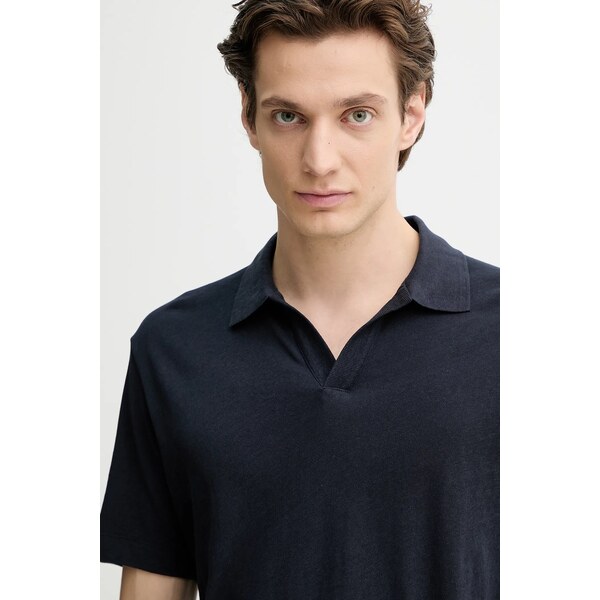 Polo tričko s prímesou ľanu Marc OPolo 64328264