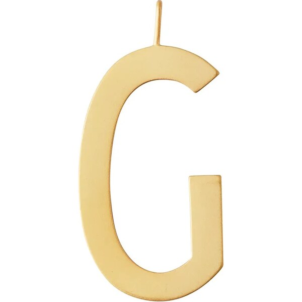 Strieborný pozlátený prívesok Design Letters 60861091