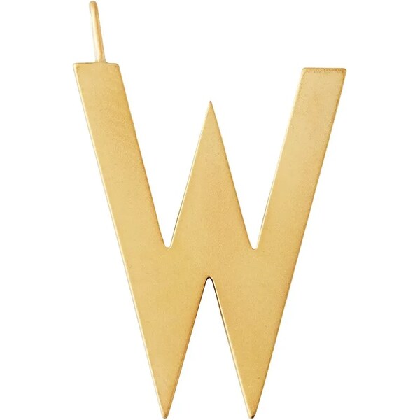 Strieborný pozlátený prívesok Design Letters 60861467