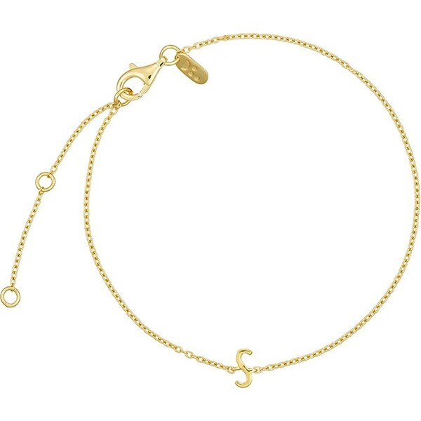 Strieborný pozlátený náramok Design Letters 60861507