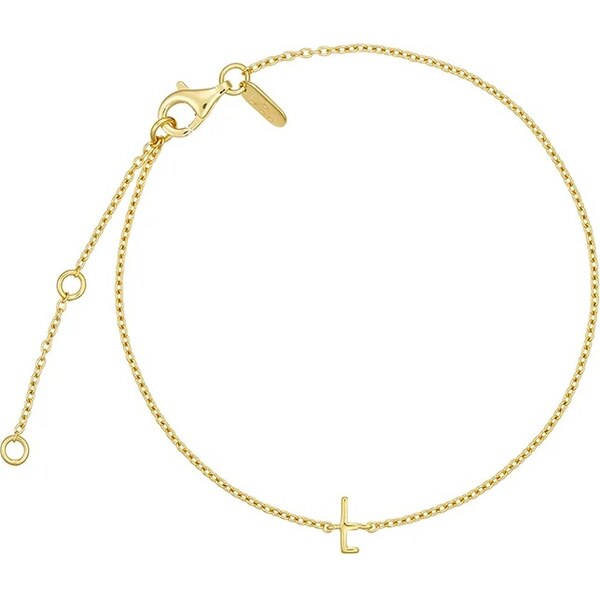 Strieborný pozlátený náramok Design Letters 60861484