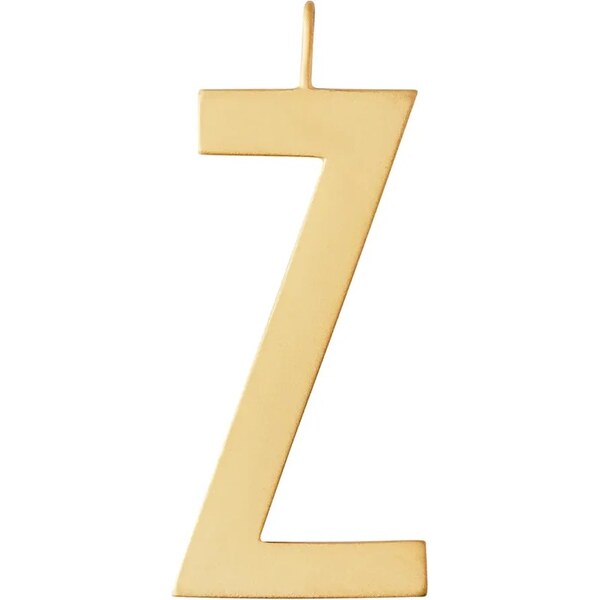 Strieborný pozlátený prívesok Design Letters 60861506