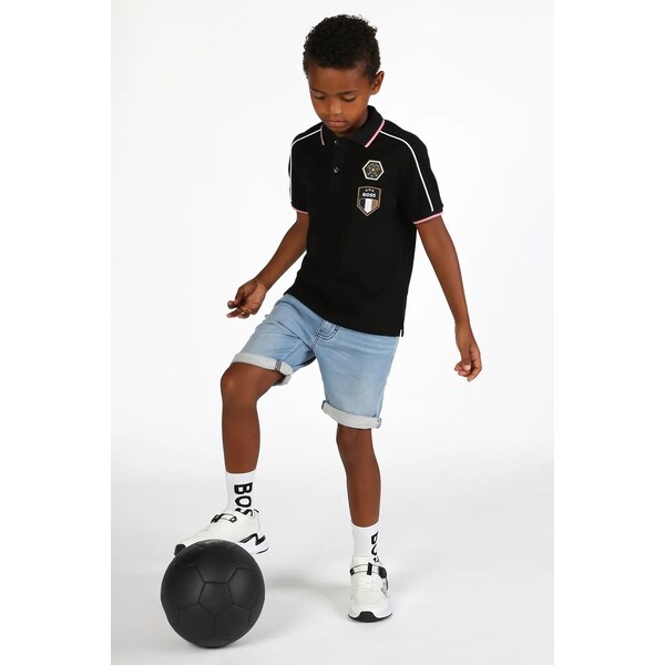 Detské rifľové krátke nohavice BOSS 62938466