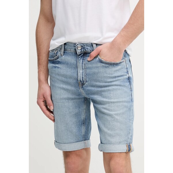 Rifľové krátke nohavice Calvin Klein Jeans 63175531