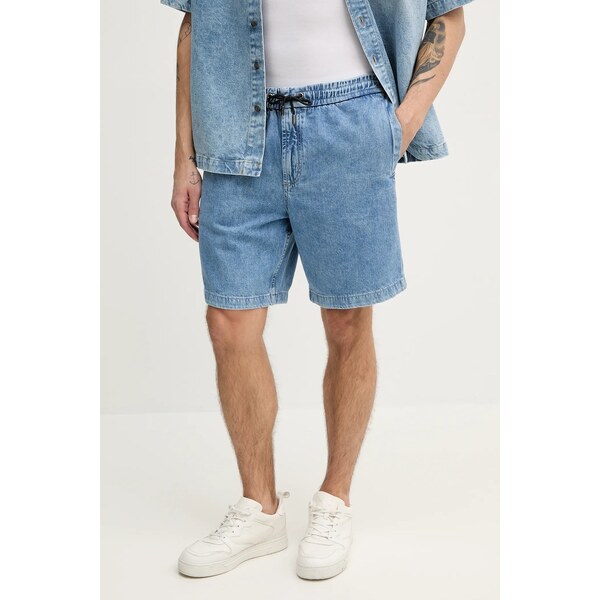 Rifľové krátke nohavice BOSS Orange 62947847