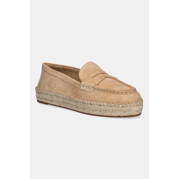 Semišové espadrilky Lauren Ralph Lauren Luize Loafer 62958422
