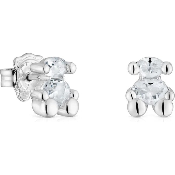 Strieborné náušnice Tous Bold Bear Gem 64317292