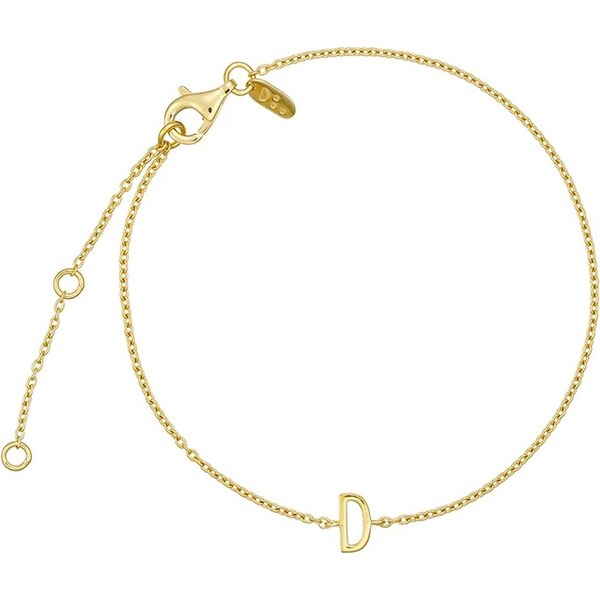 Strieborný pozlátený náramok Design Letters 61167394