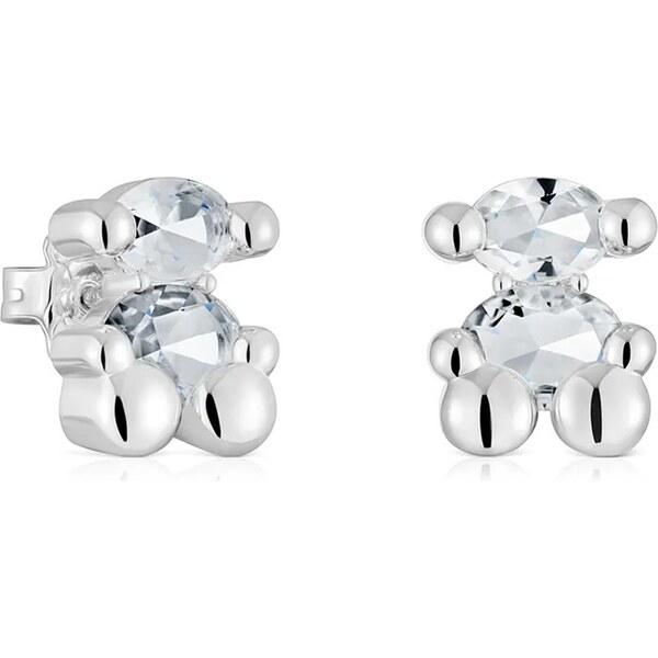 Strieborné náušnice Tous Bold Bear Gem 64317354