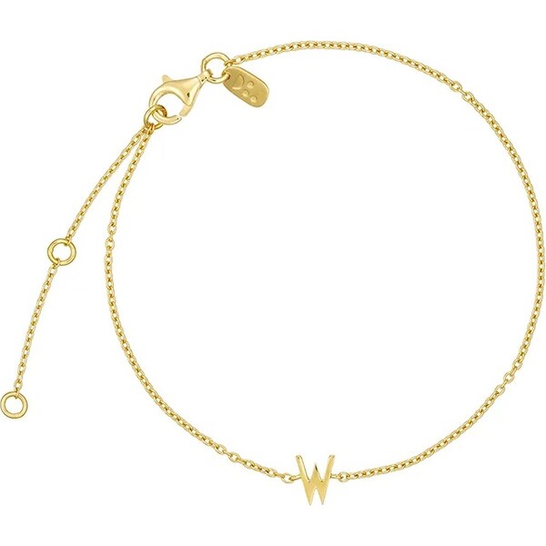 Strieborný pozlátený náramok Design Letters 61167340