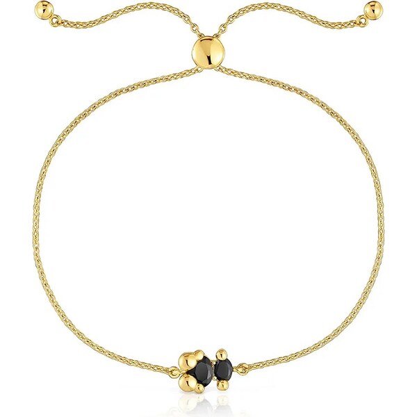 Strieborný pozlátený náramok Tous Bold Bear Gem 64318467