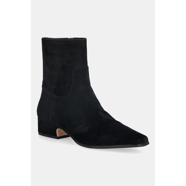 Semišové topánky Nokwol Dusty Black Suede 65359314
