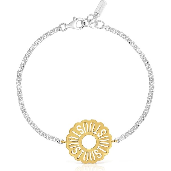 Strieborný pozlátený náramok Tous Miranda 64316851