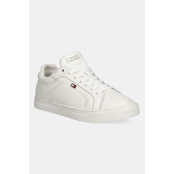 Kožené tenisky Tommy Hilfiger WOMENS ICON COURT SNEAKER FLAG 61167751