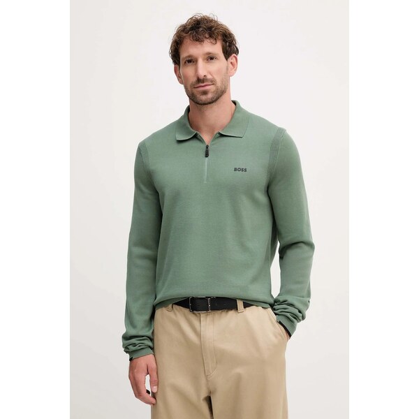 Bavlnený sveter BOSS Green KN_Ever-X PL 65353750