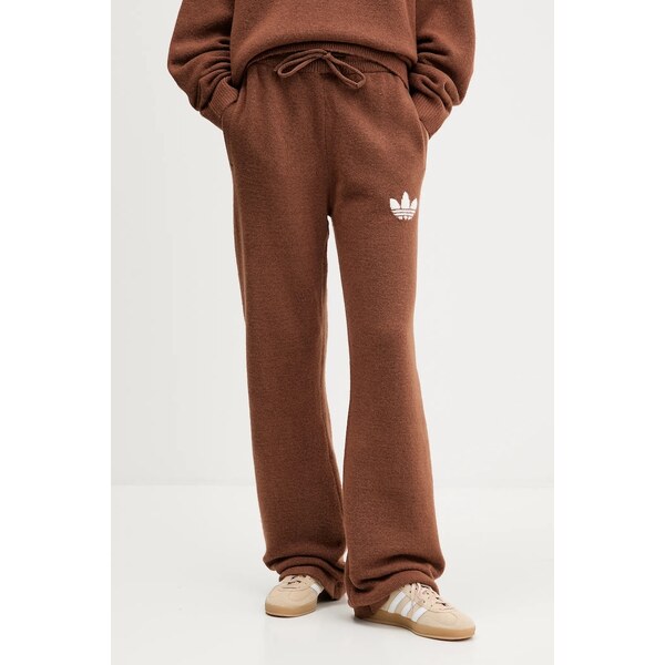 Tepláky s prímesou vlny adidas Originals Knitted Pants 65388122