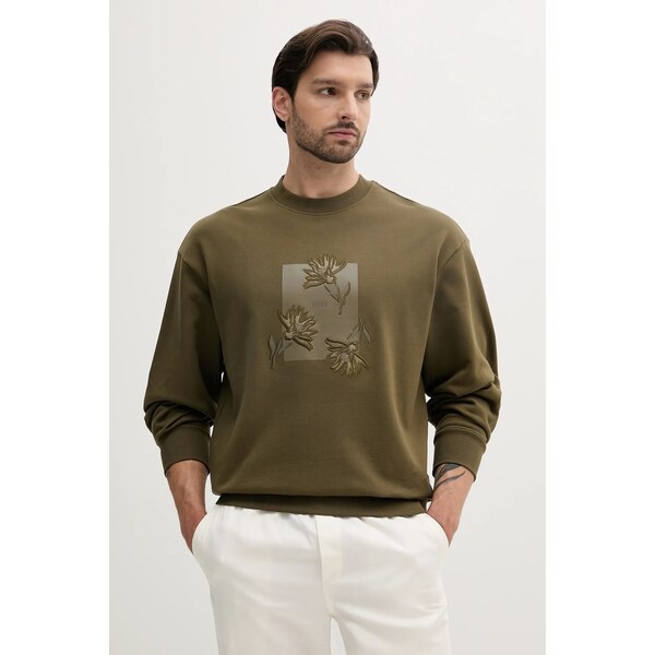 Bavlnená mikina BOSS 63609059