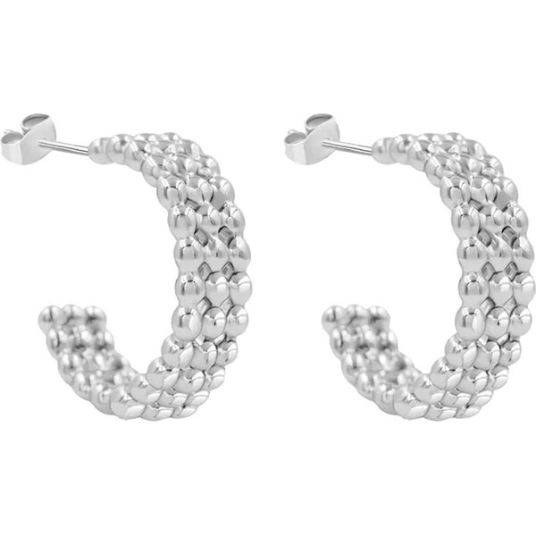 Postriebrené náušnice Lilou Etno 61250674