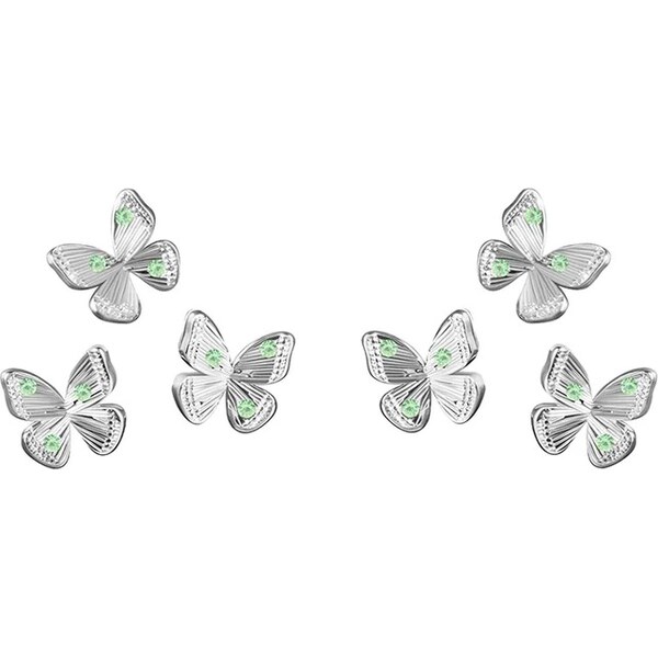 Postriebrené náušnice Lilou Papillon 61540079