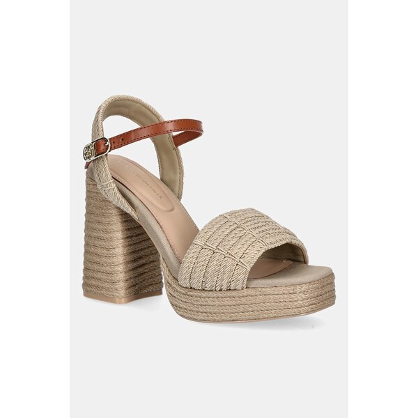 Sandále Tommy Hilfiger ROPE HEEL PLATFORM SANDAL 63240639