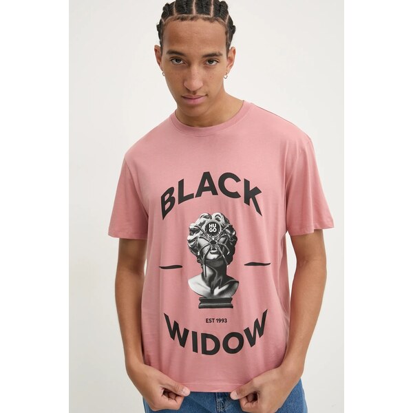 Bavlnené tričko HUGO 61668847