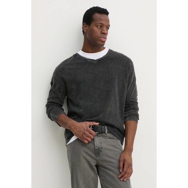 Bavlnené tričko s dlhým rukávom American Vintage 64319140