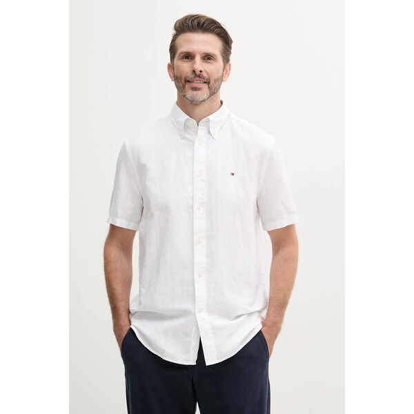Košeľa s prímesou ľanu Tommy Hilfiger 63313123