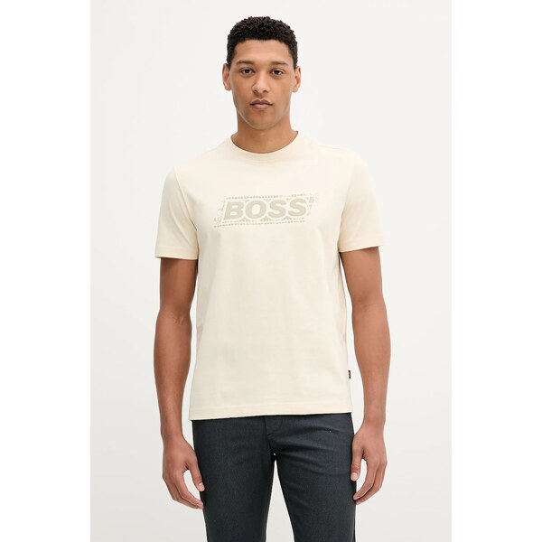 Bavlnené tričko BOSS Orange Te_Wheel 64202943