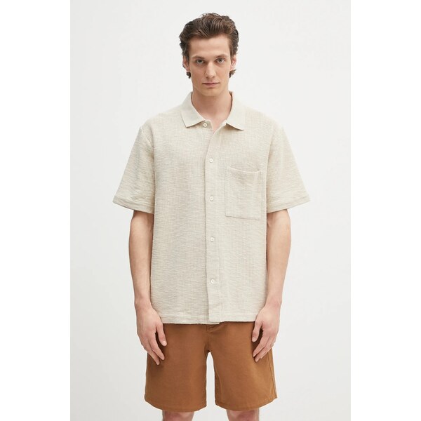 Bavlnená košeľa Norse Projects Gustav Crochet Jersey Shirt 63746194