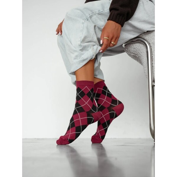 Milena 0200-195 Vintage Romby ponožky 37-41 66872097