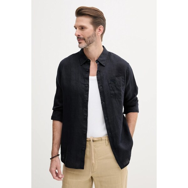 Ľanová košeľa Guess NAPA 63454900