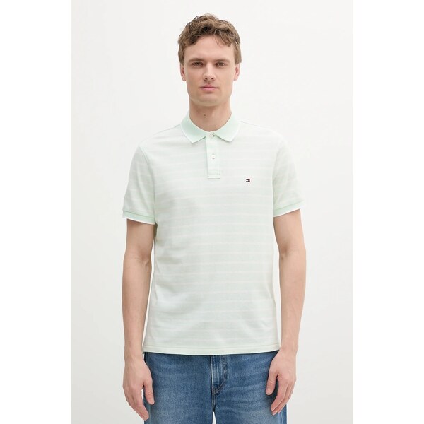 Polo tričko s prímesou ľanu Tommy Hilfiger 63341262