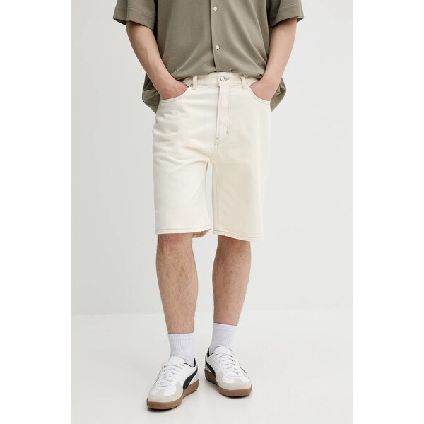 Rifľové krátke nohavice HUGO 63456465