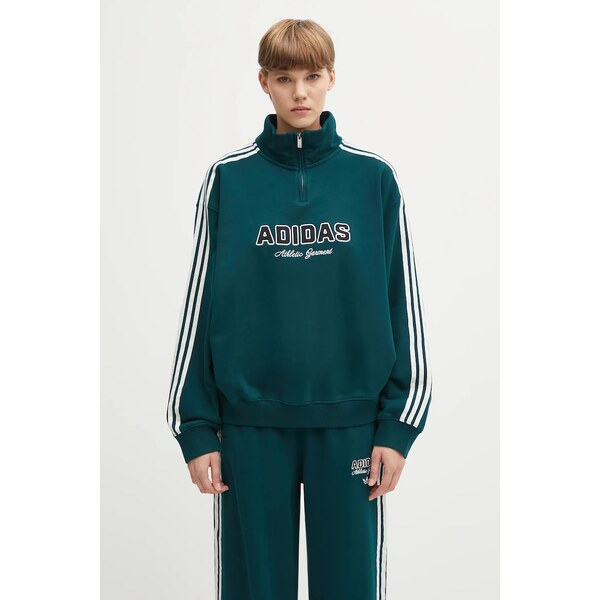 Bavlnená mikina adidas Originals Quarter Zip 65608098