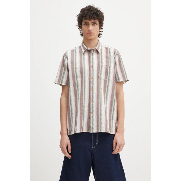 Bavlnená košeľa Barbour Barbour Lipton Striped S/S Relaxed Fit Shirt 64184137