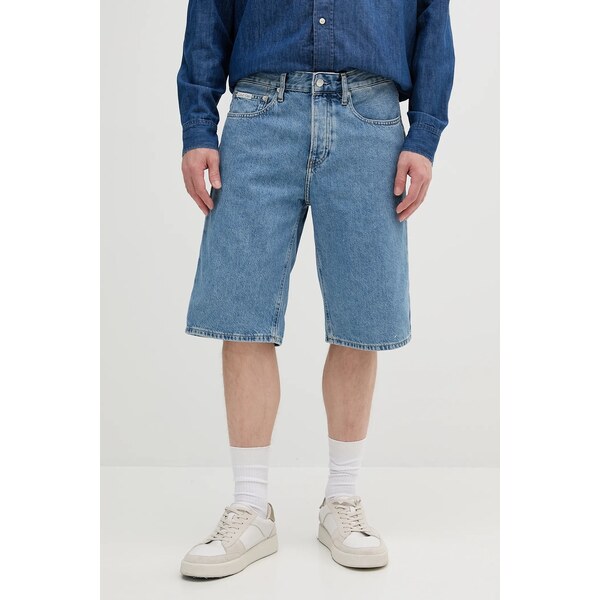 Rifľové krátke nohavice Calvin Klein Jeans 63448498